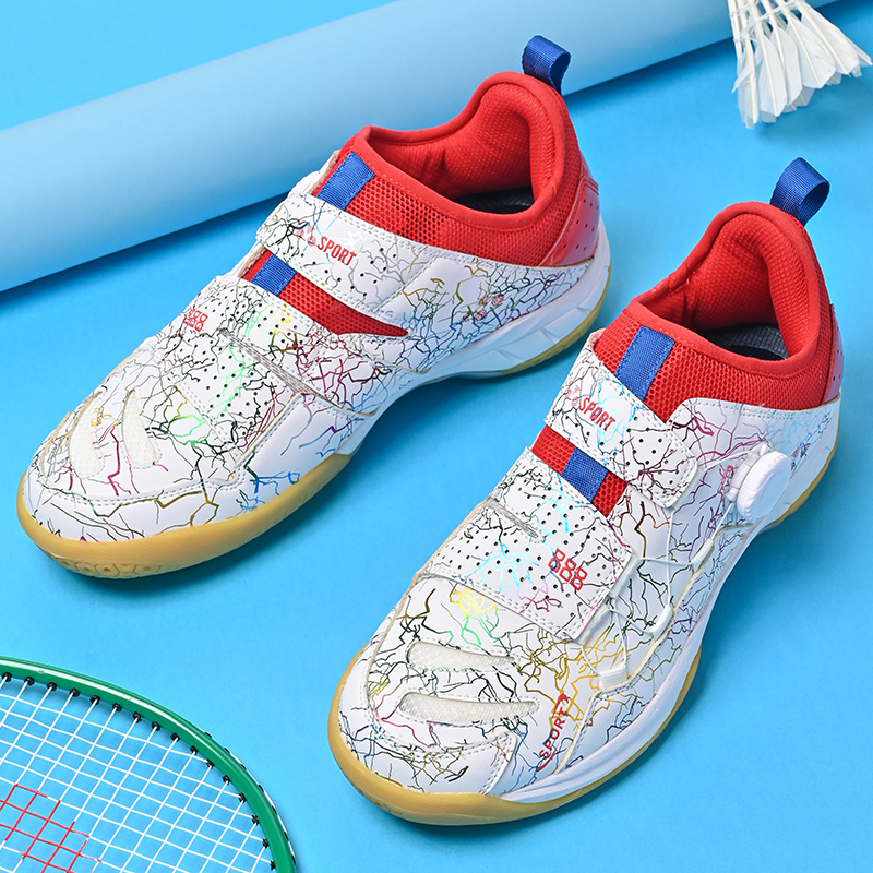 Women'S Shoes Volleyball - Professional Men Women Leather Badminton shoes