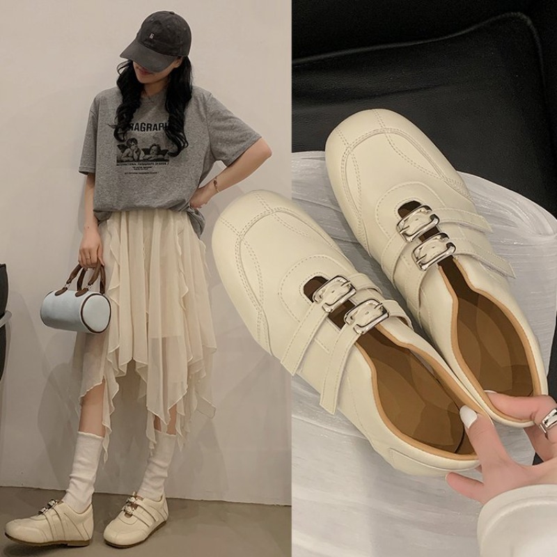 Fashion Women Round Toe Double - Loafer Flat Women review and price
