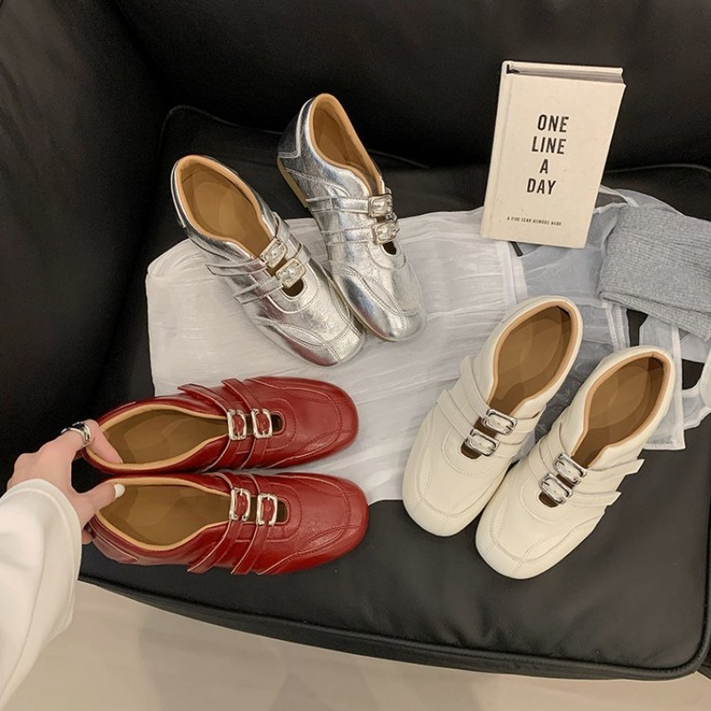 Fashion Women Round Toe Double - Loafer Flat Women review and price
