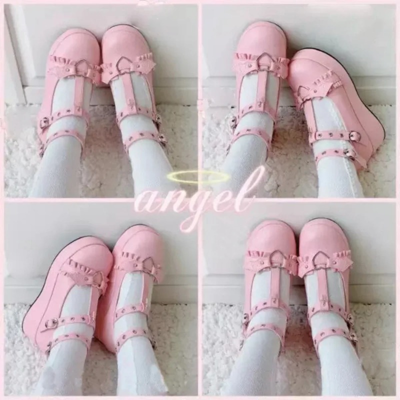 New Sweet Heart Buckle Wedges  - Women'S Shoes In Fashion review and price