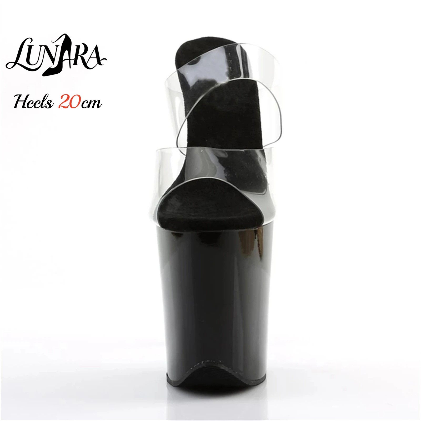 20cm Clear PVC Strappy Ultra H - Strappy Heeled Sandals review and price