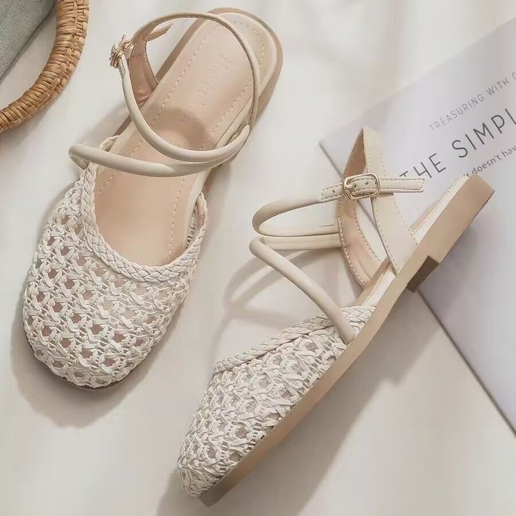 French-style Closed-toe Sandal - Square Toe Mule review and price