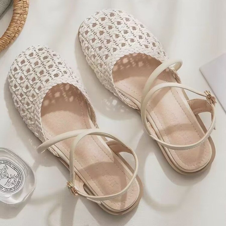 French-style Closed-toe Sandal - Square Toe Mule review and price
