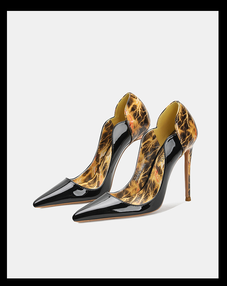 Electric Lightning Leopard Sti - Court Heel Pointed review and price