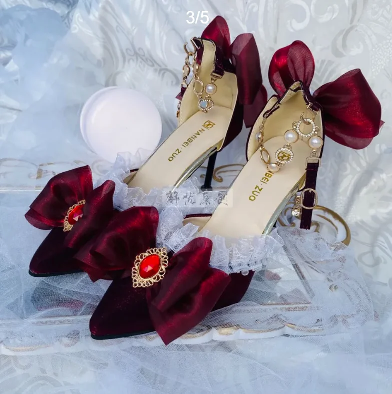 Lolita High Heels Shoes Elegan - Court Heel Pointed review and price