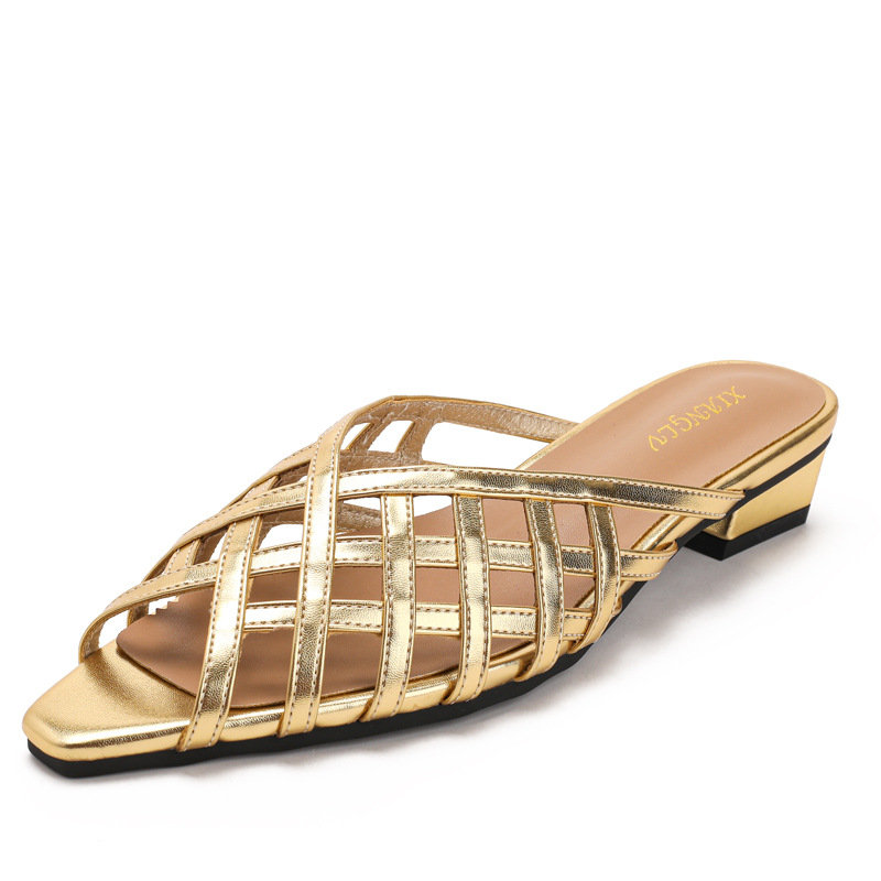 3cm Low-Heeled Women's Sandals - Women Shoes Mules review and price