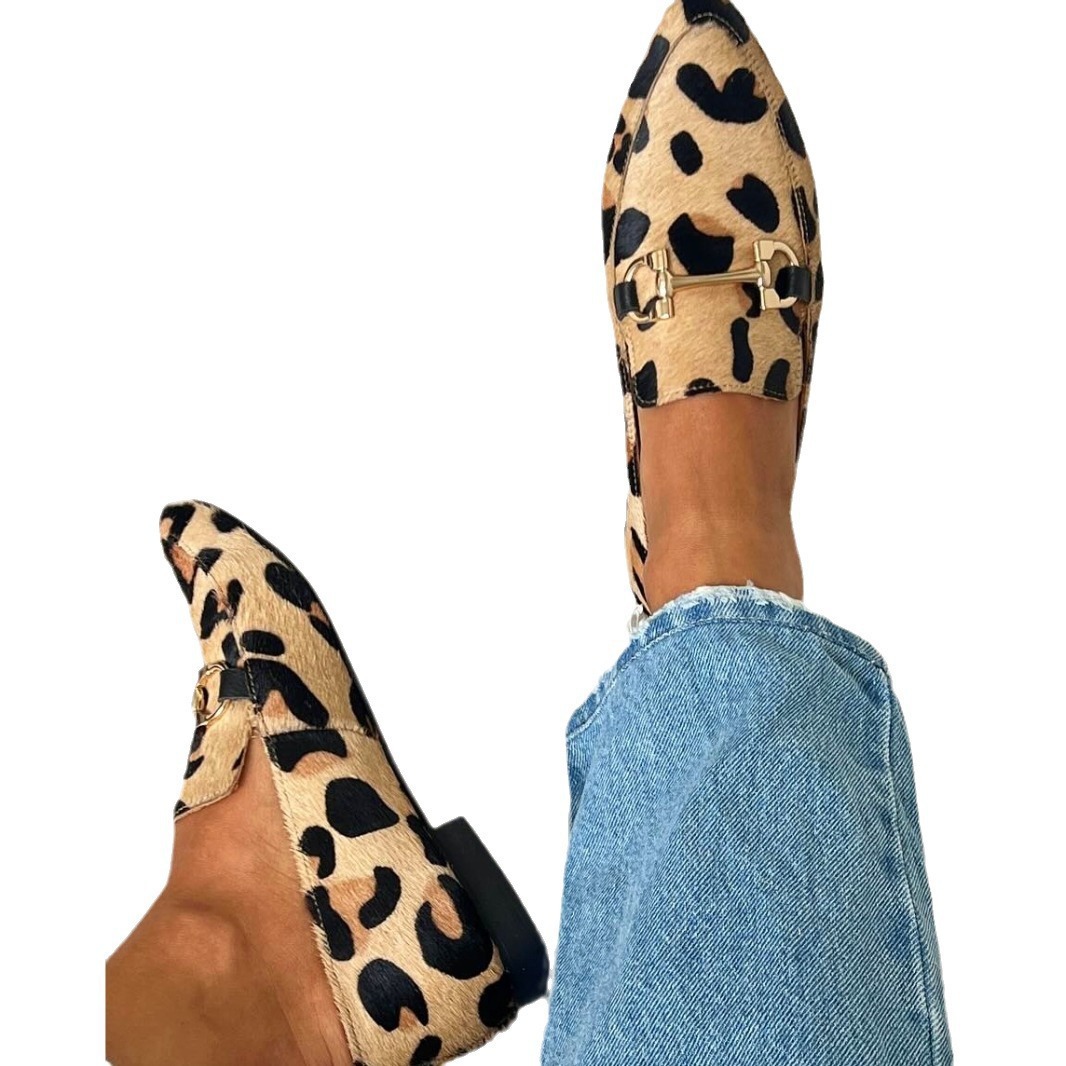 Large Size 40-43 Leopard Print - Women Shoes Mules review and price