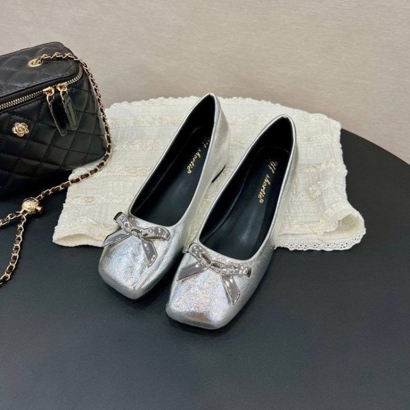 Art Style Bow Flat Shoes Women - Loafer Flat Women review and price