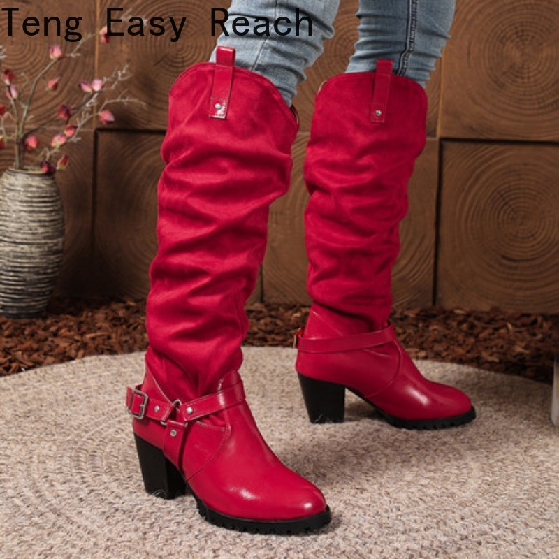 Pleated Women's Knee High Boot - Women'S Shoes Easy Street review and price