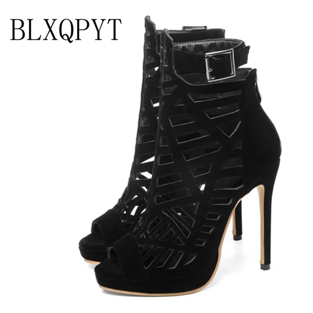 BLXQPY Super Big Size 28-52 Hi - Women'S Shoes Peep Toe review and price