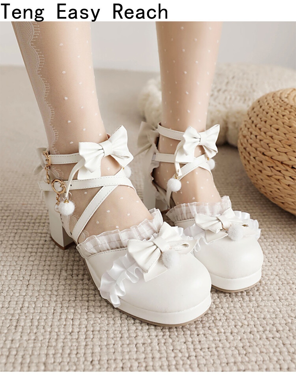 Women's White Mary Janes Sanda - Women'S Shoes Easy Street review and price