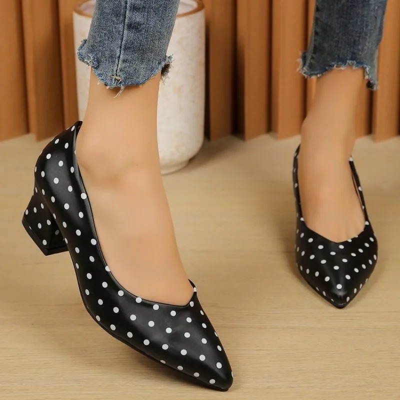 Women's Pumps Pointed Toe Mid  - Court Heel Pointed review and price