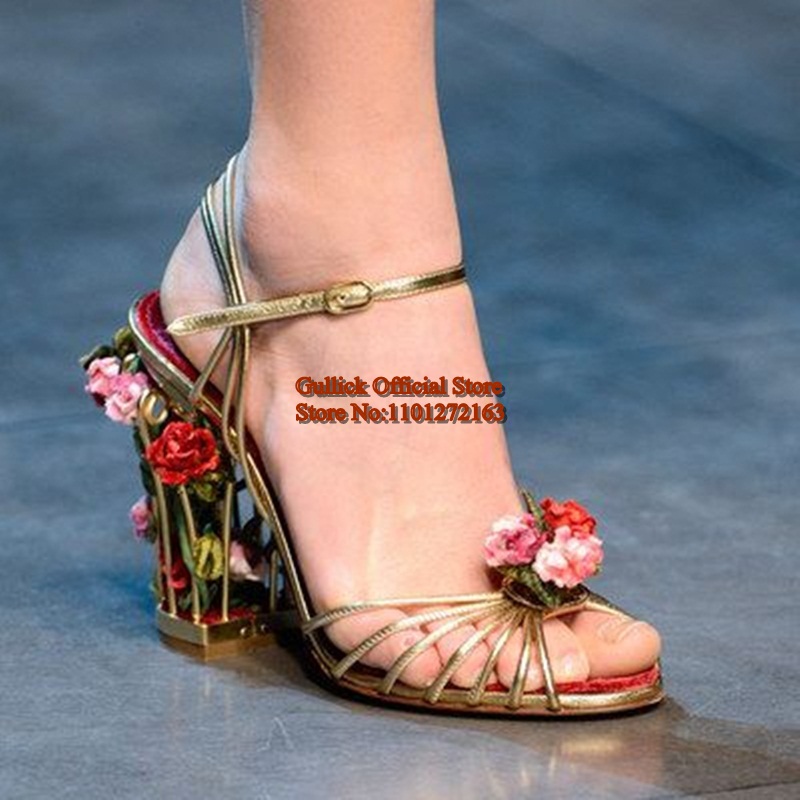 Luxury Bird Cage Women Sandals - Strappy Heeled Sandals review and price