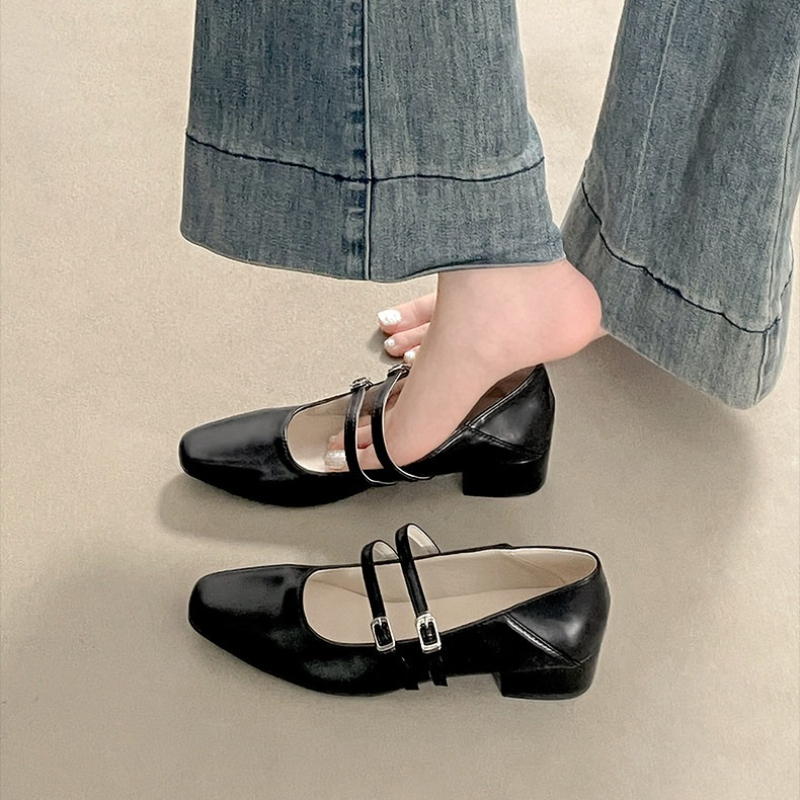 Square Toe Low Heel Women Silv - Women'S Shoes In Fashion review and price
