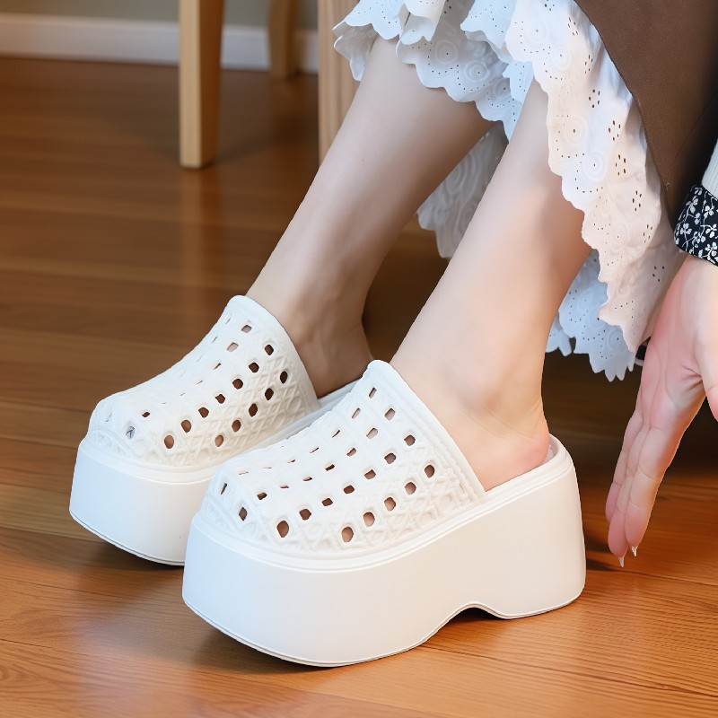 Chunky Thick Sole 7cm Platform - Women Shoes Mules review and price
