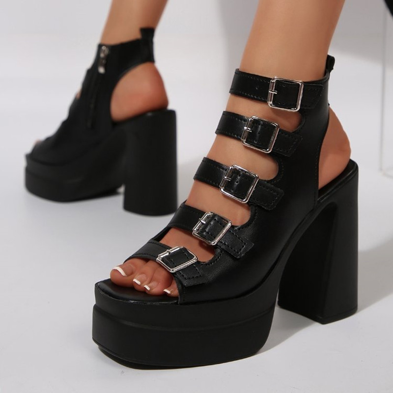 Women Summer New Platform Fash - Square Toe Mule review and price
